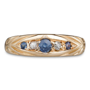 Antique Sapphire & Diamond Ring