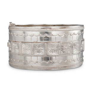 Antique Silver Cuff Bangle