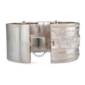 Antique Silver Cuff Bangle