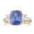 Sri Lankan Sapphire & Diamond Ring