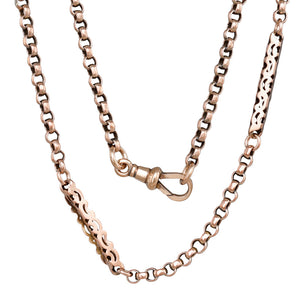 Antique Rose Gold Guard Chain