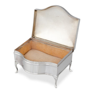 A Dresser Shape Sterling Silver Box