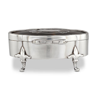 Sterling Silver and Pique Box