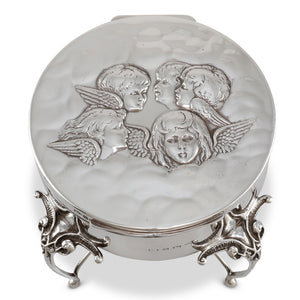 Silver Box with Cherubs