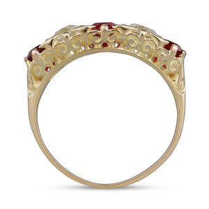 Antique Ruby and Diamond Ring