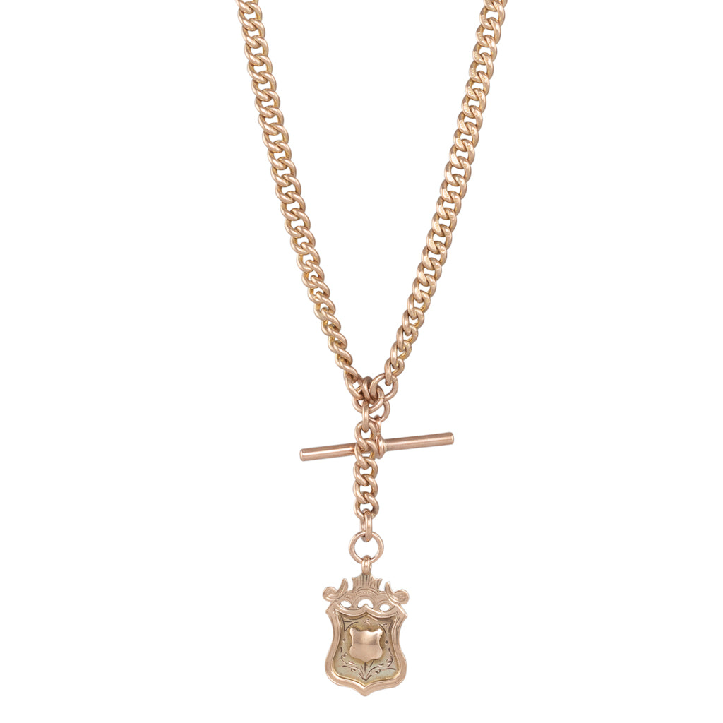 9ct Rose Gold Fob Chain