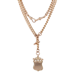 9ct Rose Gold Fob Chain