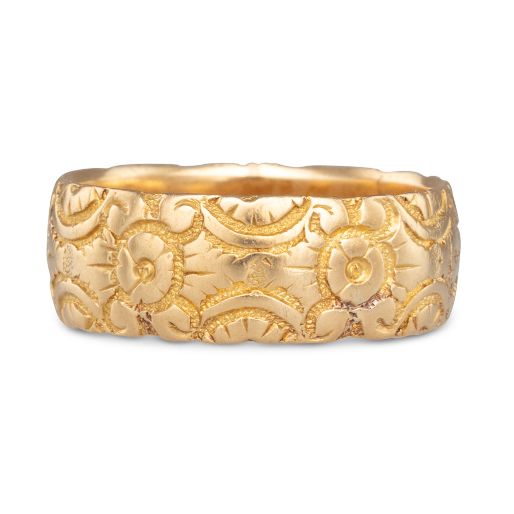 An Engraved Gold Band