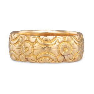 An Engraved Gold Band