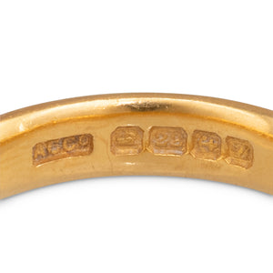 An Antique Gold Wedding Band