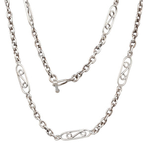 Silver Fancy Link Chain