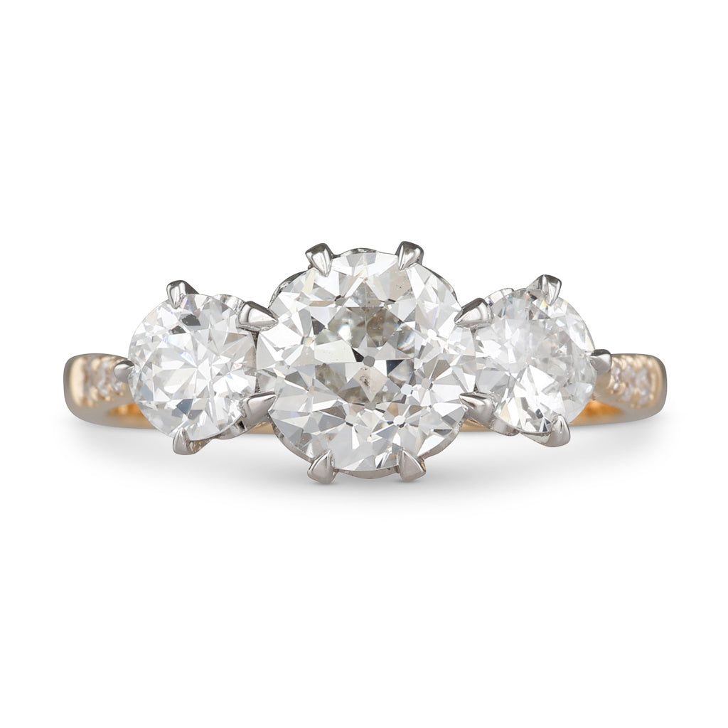 Three Stone Diamond Ring