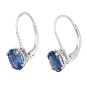 Oval Sapphire Earrings