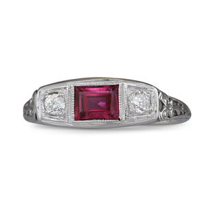 Ruby and Diamond Ring