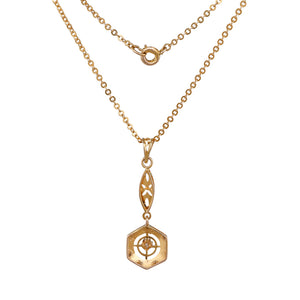 Gold and Diamond Pendant