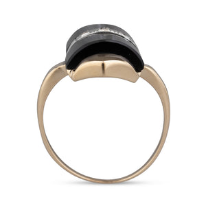 Onyx Gold Ring