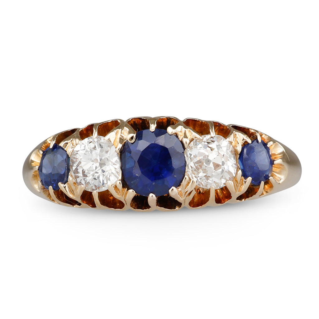 Sapphire & Diamond Ring