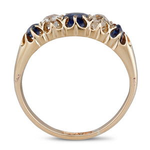 Sapphire & Diamond Ring