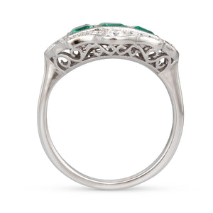 Emerald and Diamond Ring