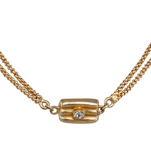 Chain with Diamond Clasp