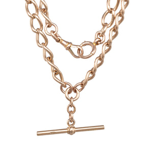 Rose Gold Albert Chain