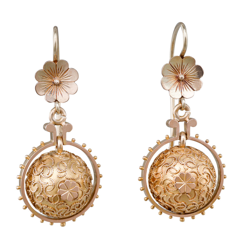 Victorian Ball Earrings