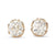 2.91ct Old Mine Cut Diamond Studs