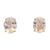 Oval Morganite Stud Earrings