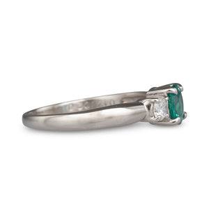 Emerald & Diamond Ring