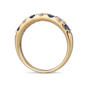 Sapphire and Diamond Band