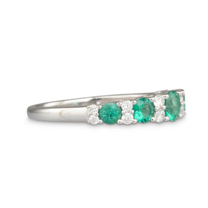 Emerald and Diamond Ring