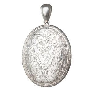 Large Antique Silver Locket