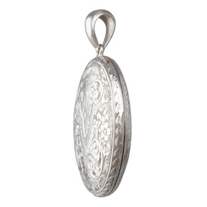 Large Antique Silver Locket