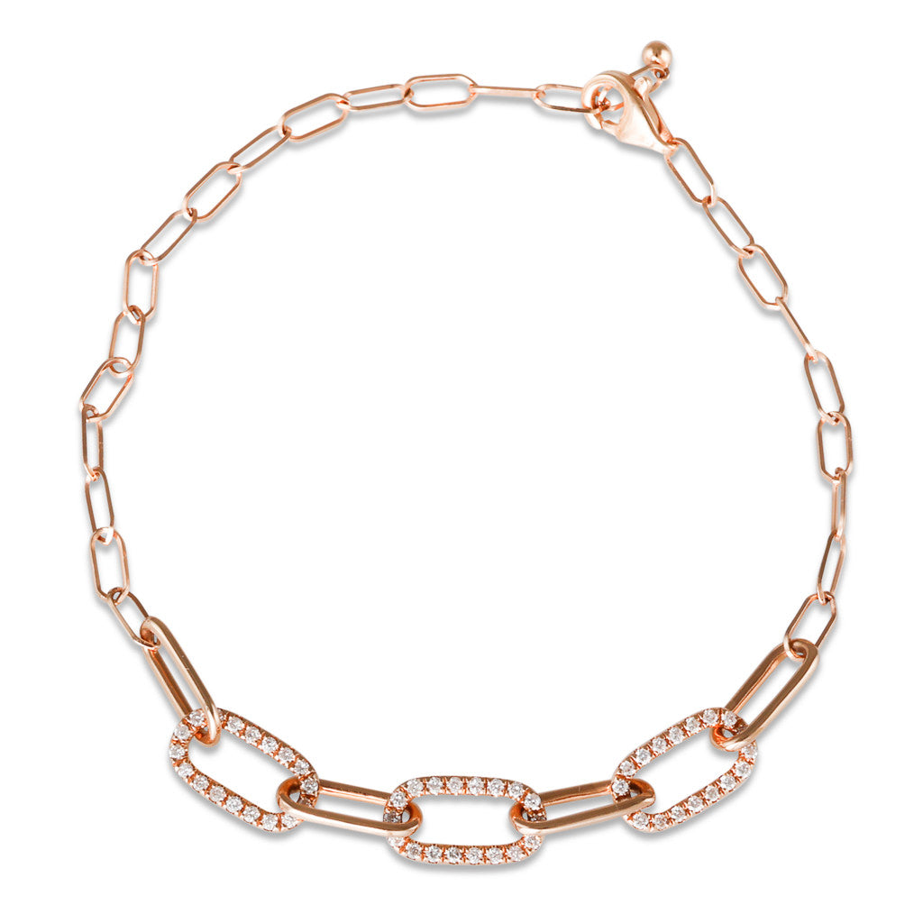 Rose Gold Diamond Bracelet