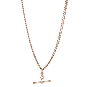 Antique 9ct Rose Gold Fob Chain