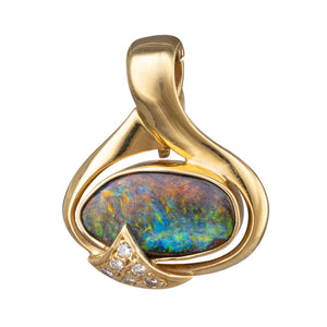 Boulder Opal and Diamond Enhancer