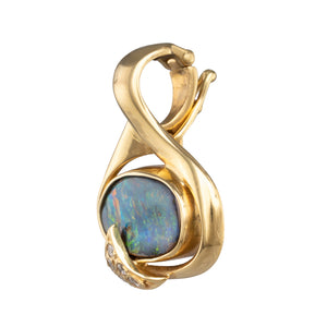 Boulder Opal and Diamond Enhancer