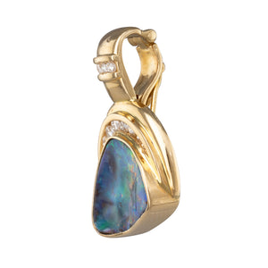 Boulder Opal and Diamond Enhancer