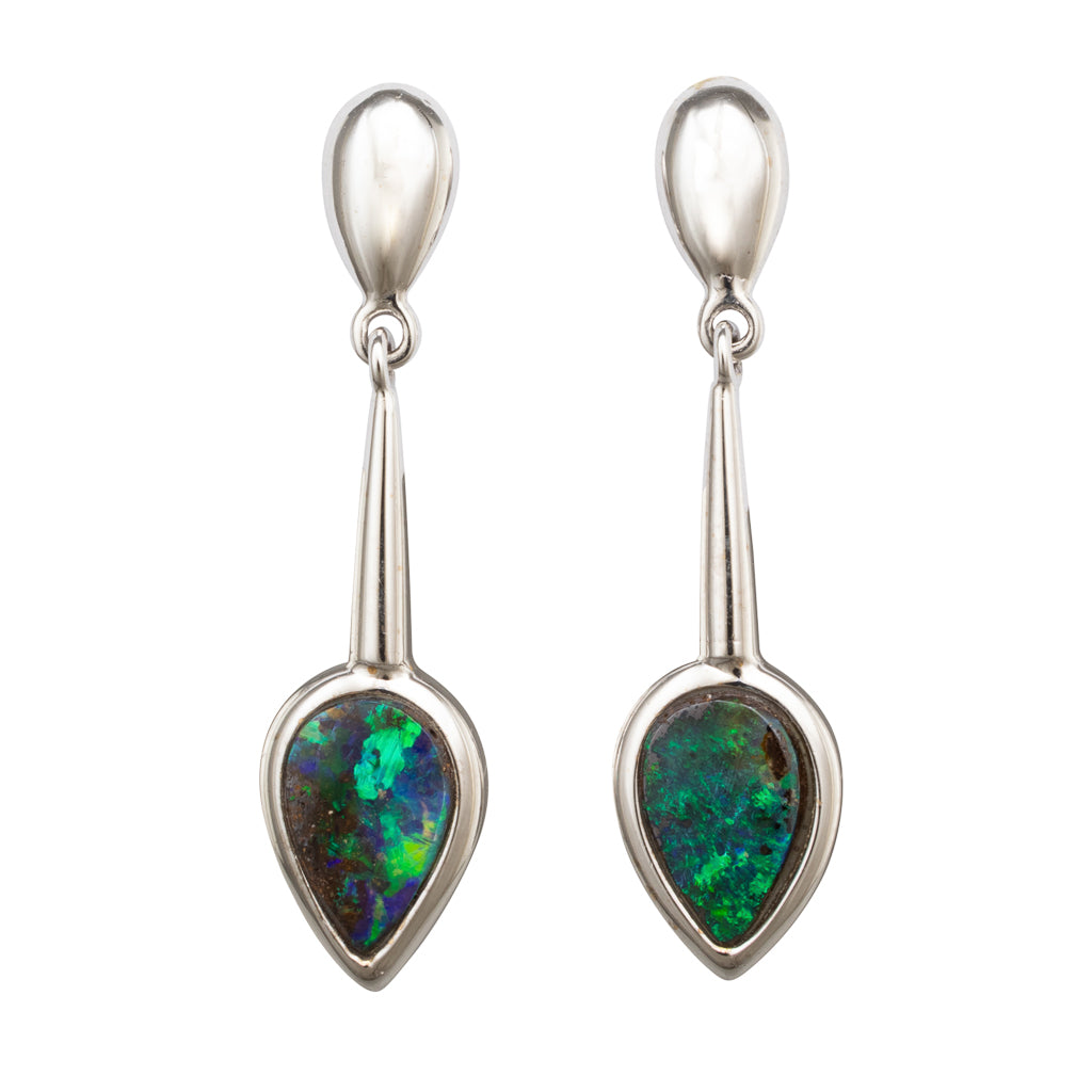 Boulder Opal Drop Earrings