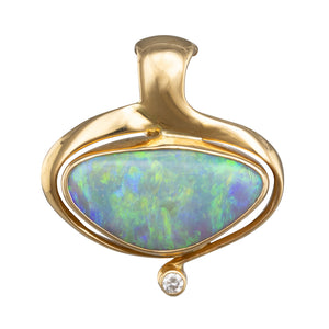 Boulder Opal & Diamond Enhancer