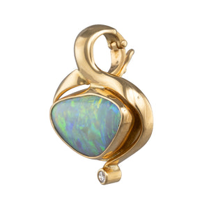 Boulder Opal & Diamond Enhancer