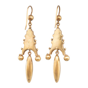 Victorian Gold Drop Earrings