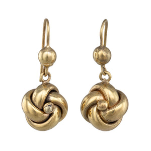 Gold Knot Earrings