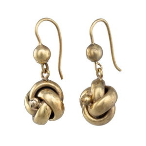 Gold Knot Earrings