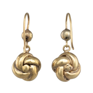 Gold Knot Earrings