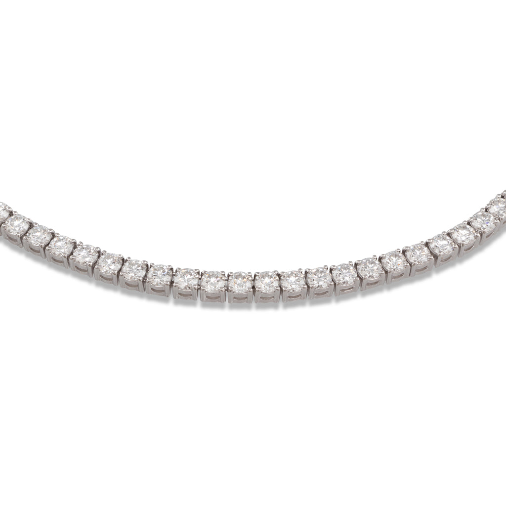 Diamond Tennis Necklace 12.09ct