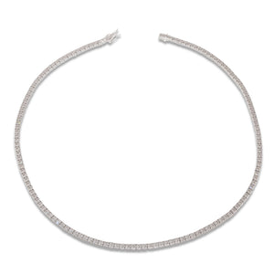 Diamond Tennis Necklace 12.09ct