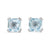 Aquamarine Stud Earrings