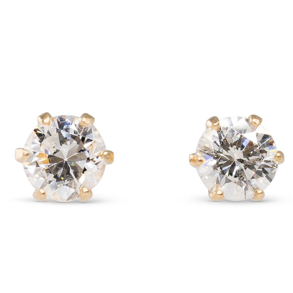 Diamond Studs Totalling 0.20ct YG