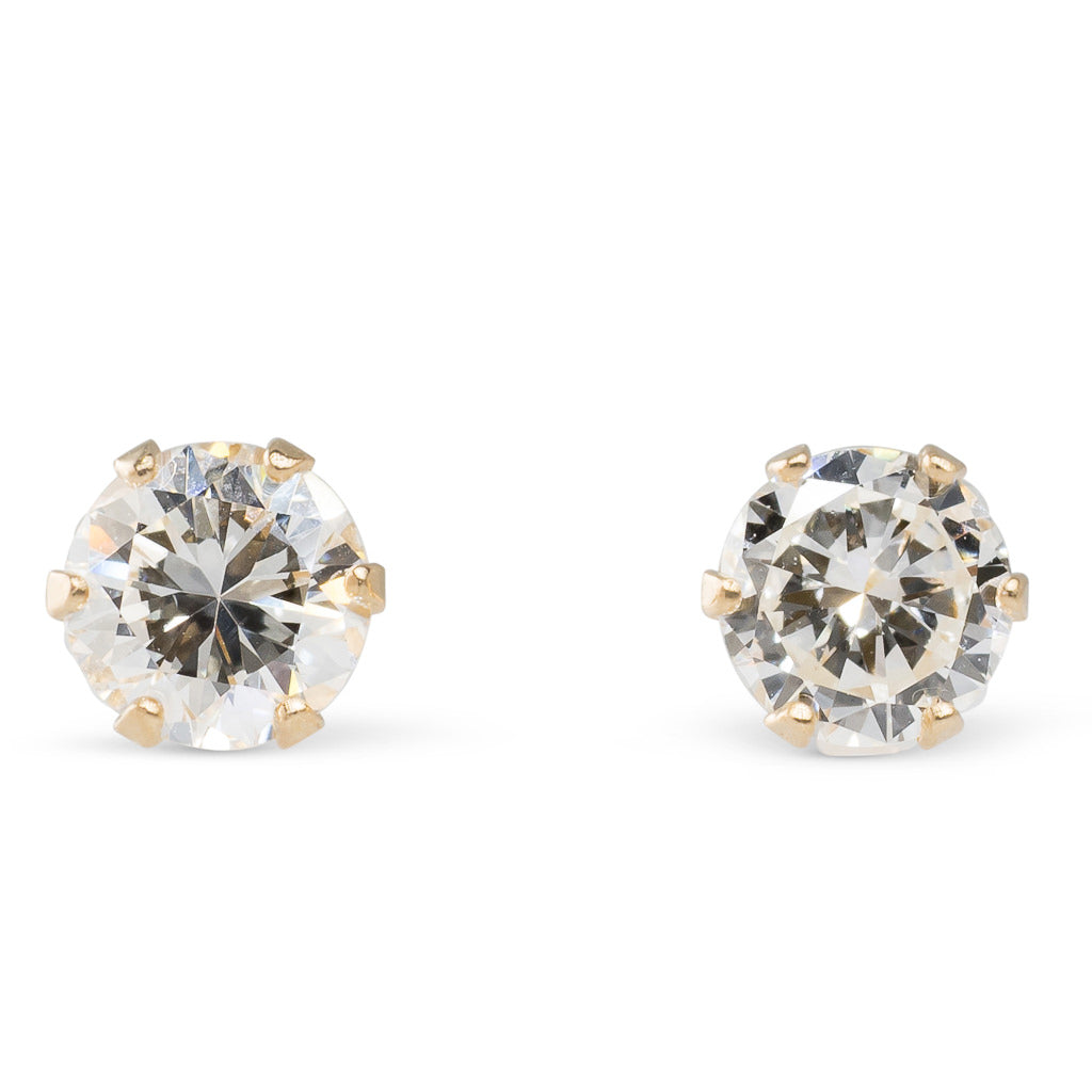 Diamond Studs Totalling 0.50ct YG